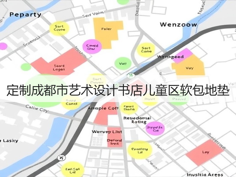 定制成都市艺术设计书店儿童区软包地垫