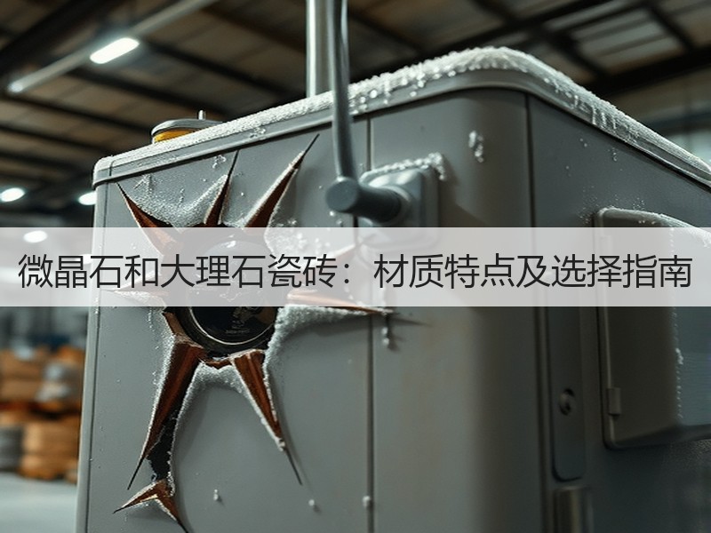 微晶石和大理石瓷砖：材质特点及选择指南