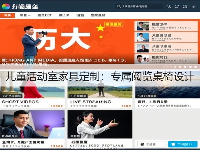 儿童活动室家具定制：专属阅览桌椅设计