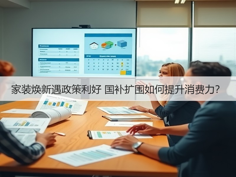 家装焕新遇政策利好 国补扩围如何提升消费力？