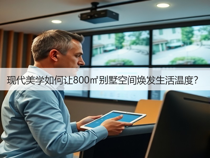 现代美学如何让800㎡别墅空间焕发生活温度？