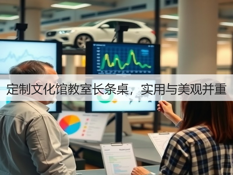 定制文化馆教室长条桌，实用与美观并重