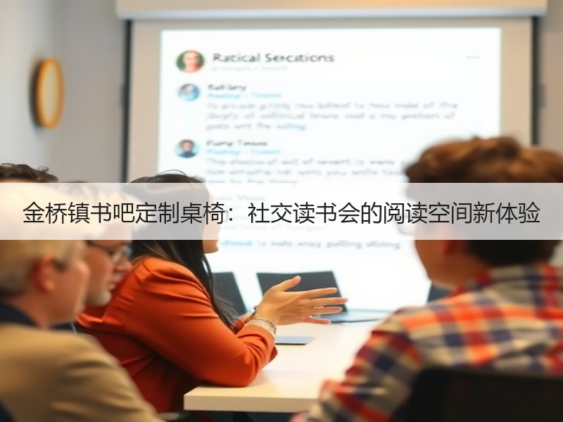 金桥镇书吧定制桌椅：社交读书会的阅读空间新体验
