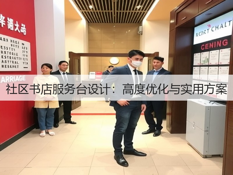 社区书店服务台设计：高度优化与实用方案