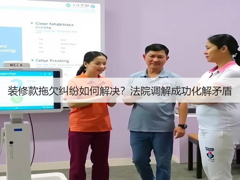 装修款拖欠纠纷如何解决？法院调解成功化解矛盾