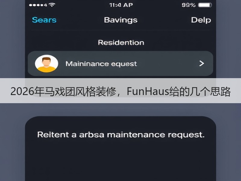 2026年马戏团风格装修，FunHaus给的几个思路