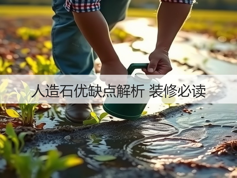 人造石优缺点解析 装修必读