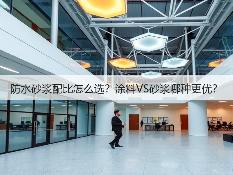 防水砂浆配比怎么选？涂料VS砂浆哪种更优？