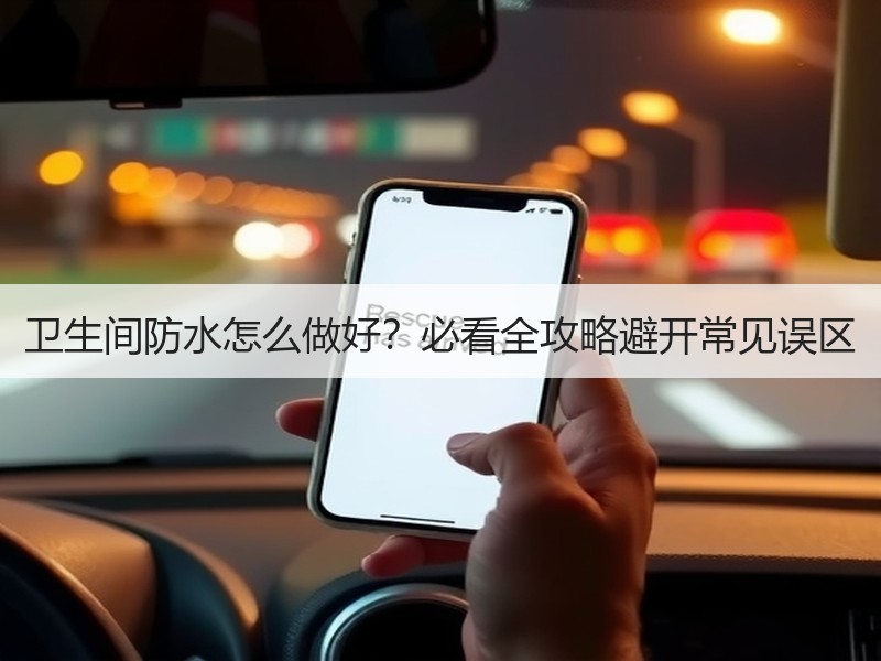 卫生间防水怎么做好？必看全攻略避开常见误区
