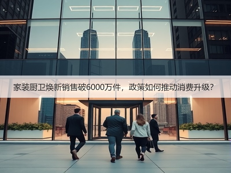 家装厨卫焕新销售破6000万件，政策如何推动消费升级？