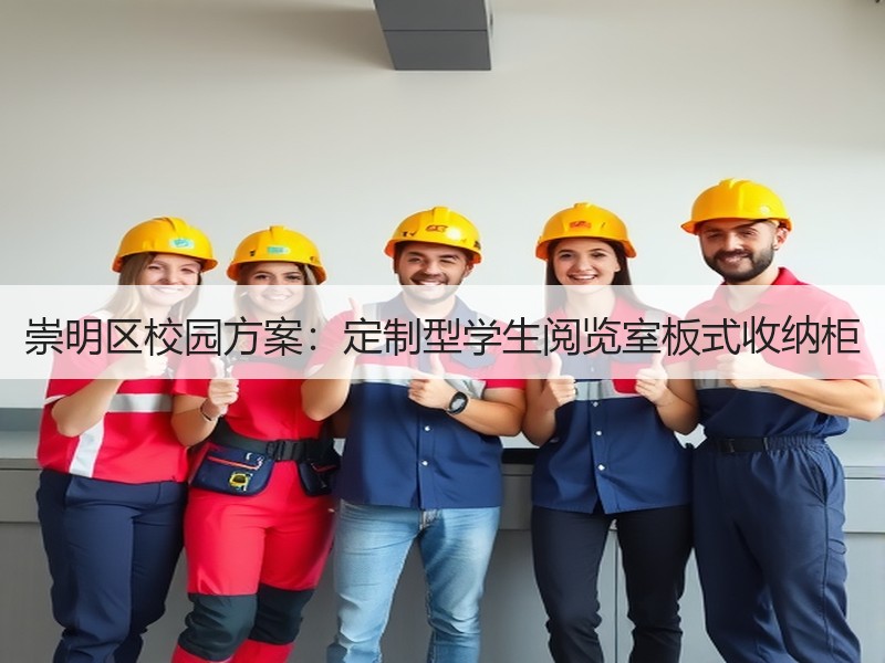崇明区校园方案：定制型学生阅览室板式收纳柜