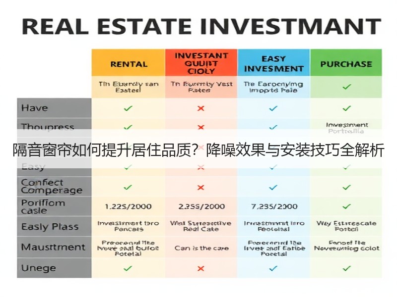 隔音窗帘如何提升居住品质？降噪效果与安装技巧全解析