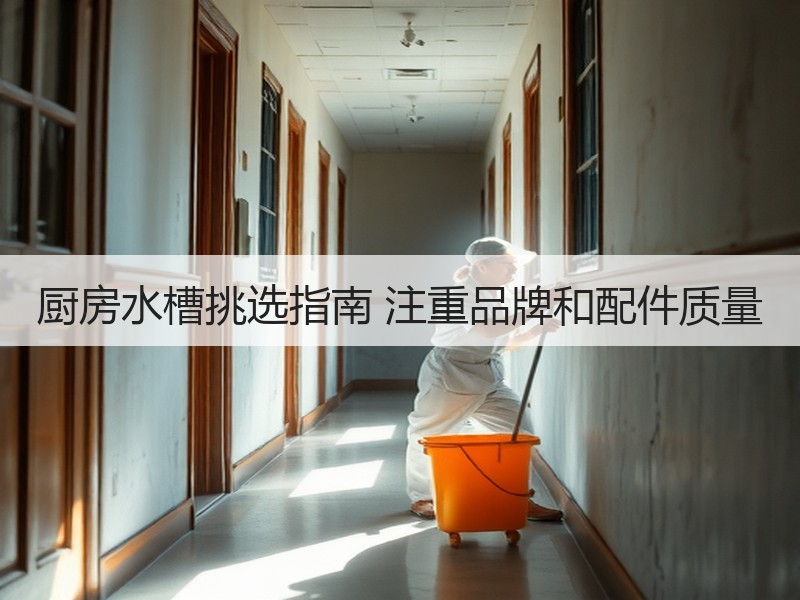 厨房水槽挑选指南 注重品牌和配件质量