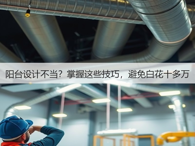 阳台设计不当？掌握这些技巧，避免白花十多万