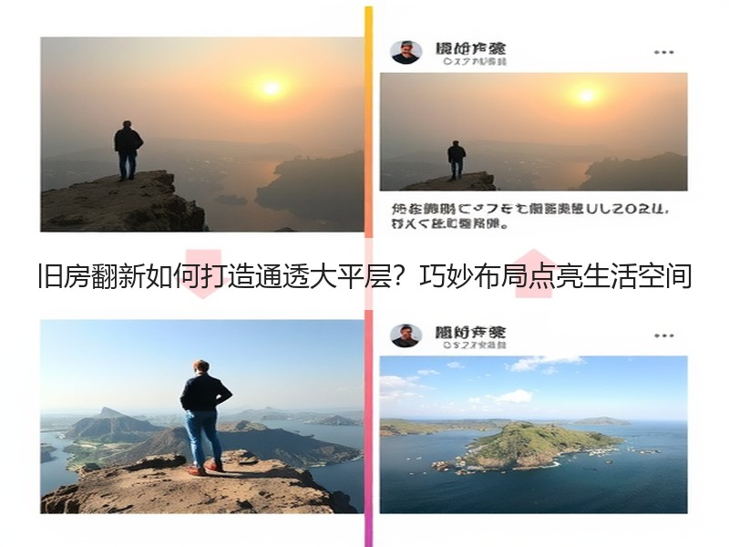 旧房翻新如何打造通透大平层？巧妙布局点亮生活空间