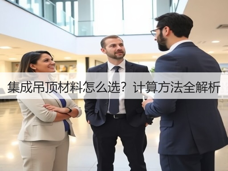 集成吊顶材料怎么选？计算方法全解析