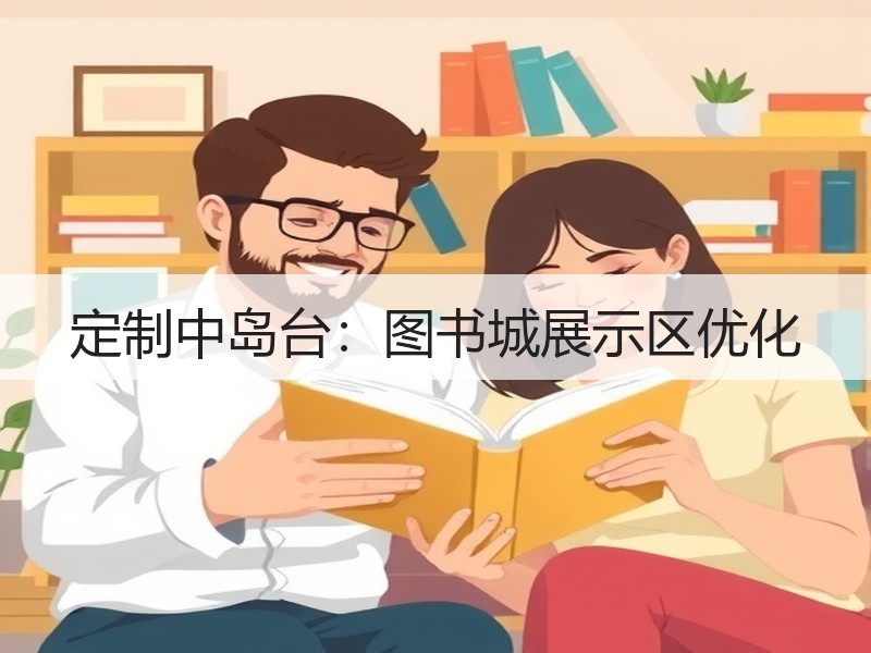 定制中岛台：图书城展示区优化