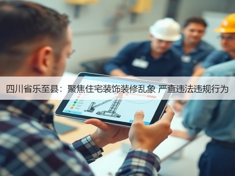 四川省乐至县：聚焦住宅装饰装修乱象 严查违法违规行为