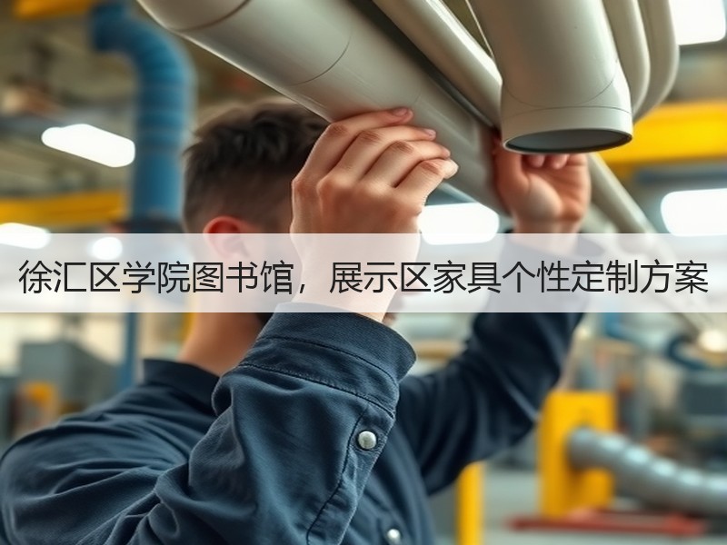 徐汇区学院图书馆，展示区家具个性定制方案