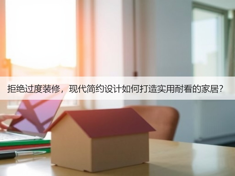 拒绝过度装修，现代简约设计如何打造实用耐看的家居？