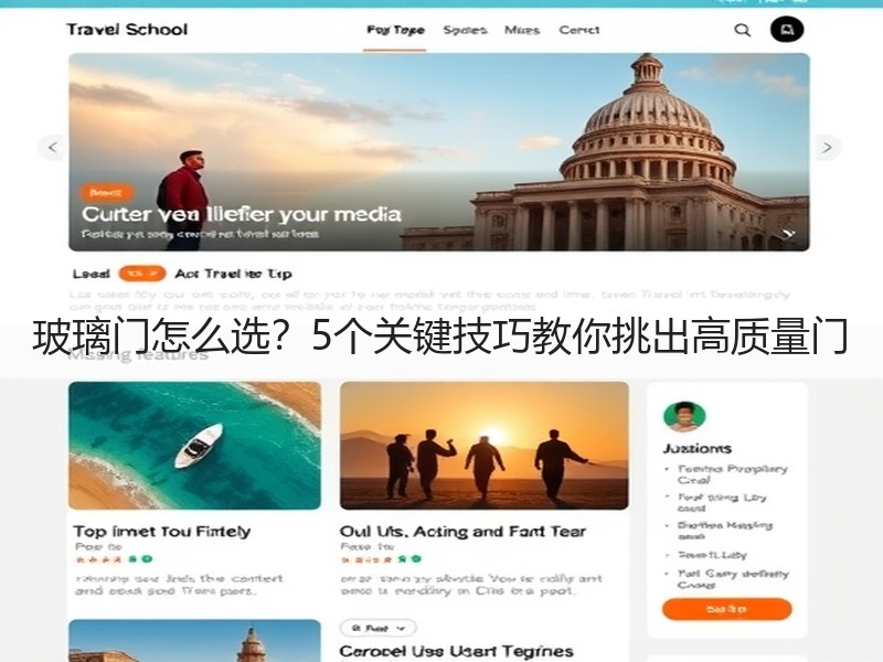 玻璃门怎么选？5个关键技巧教你挑出高质量门
