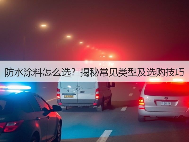 防水涂料怎么选？揭秘常见类型及选购技巧