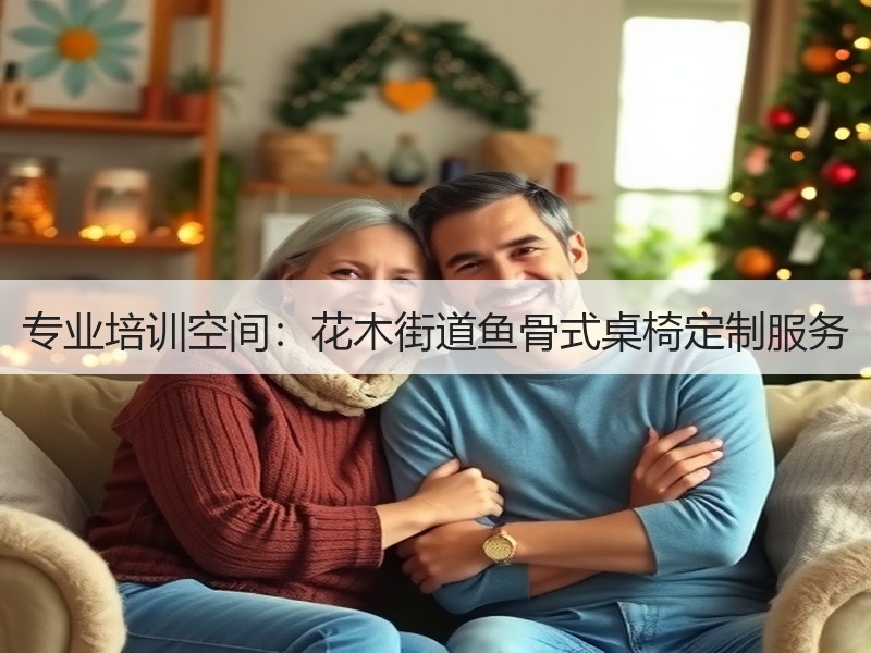 专业培训空间：花木街道鱼骨式桌椅定制服务