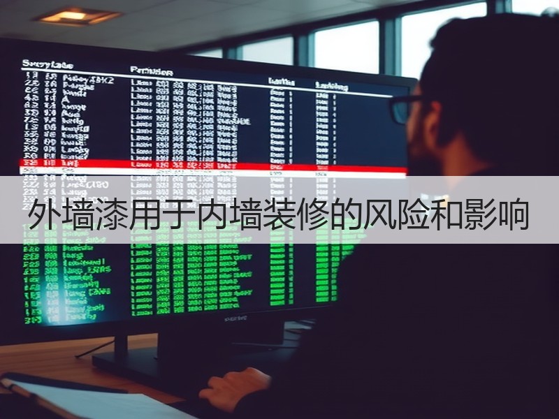 外墙漆用于内墙装修的风险和影响