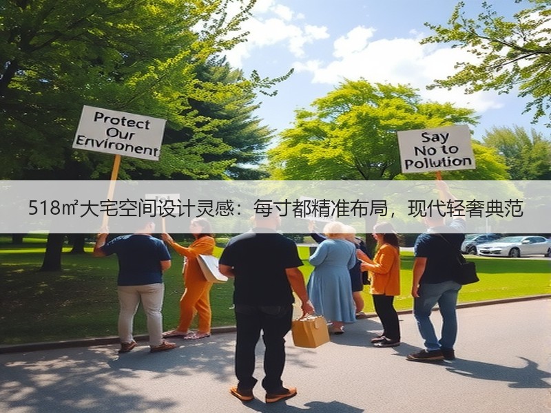 518㎡大宅空间设计灵感：每寸都精准布局，现代轻奢典范