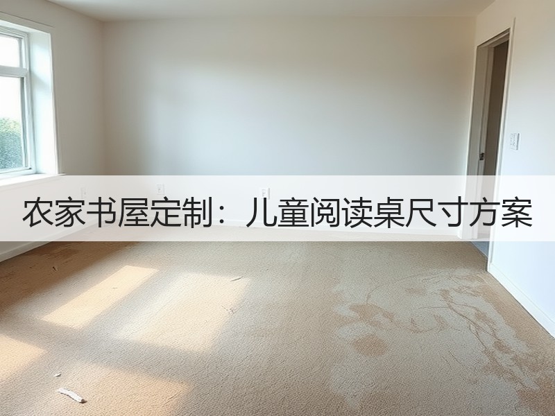 农家书屋定制：儿童阅读桌尺寸方案