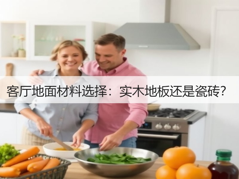 客厅地面材料选择：实木地板还是瓷砖？