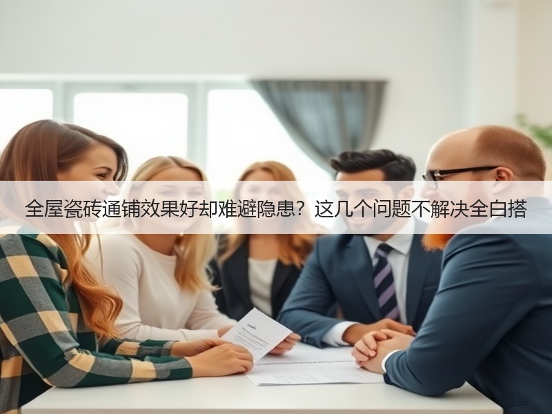 全屋瓷砖通铺效果好却难避隐患？这几个问题不解决全白搭