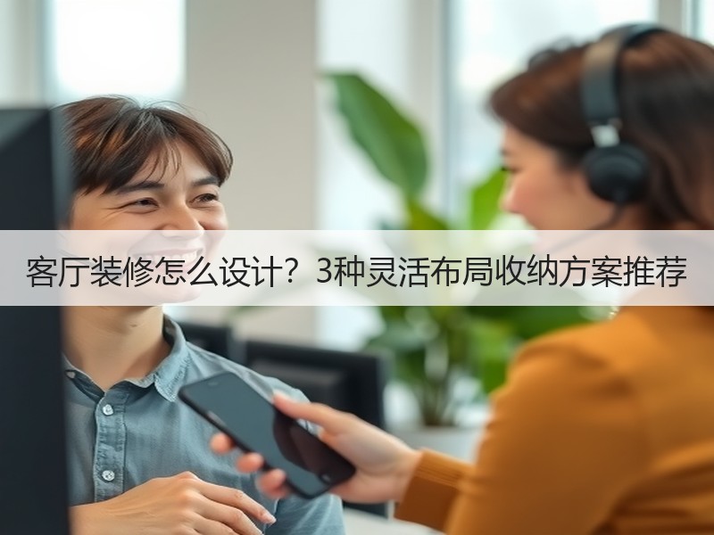 客厅装修怎么设计？3种灵活布局收纳方案推荐