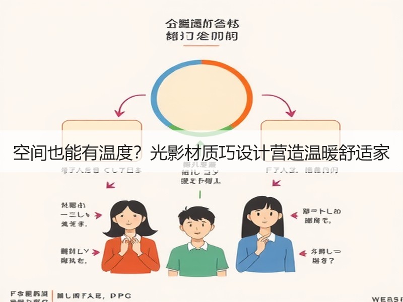 空间也能有温度？光影材质巧设计营造温暖舒适家