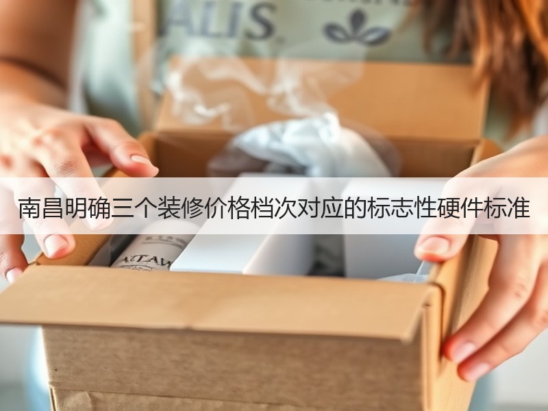 南昌明确三个装修价格档次对应的标志性硬件标准