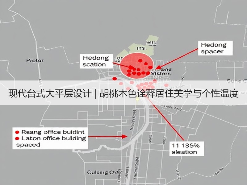 现代台式大平层设计 | 胡桃木色诠释居住美学与个性温度