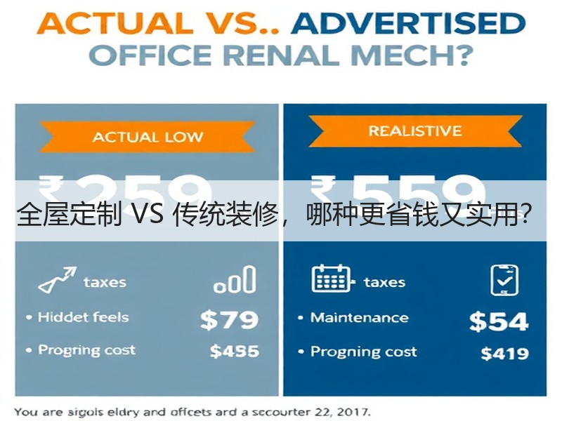全屋定制 VS 传统装修，哪种更省钱又实用？