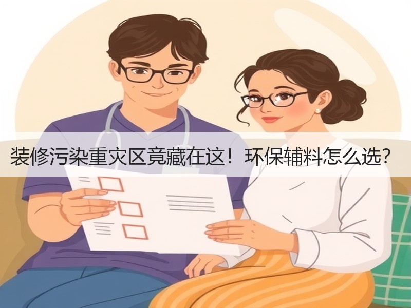 装修污染重灾区竟藏在这！环保辅料怎么选？