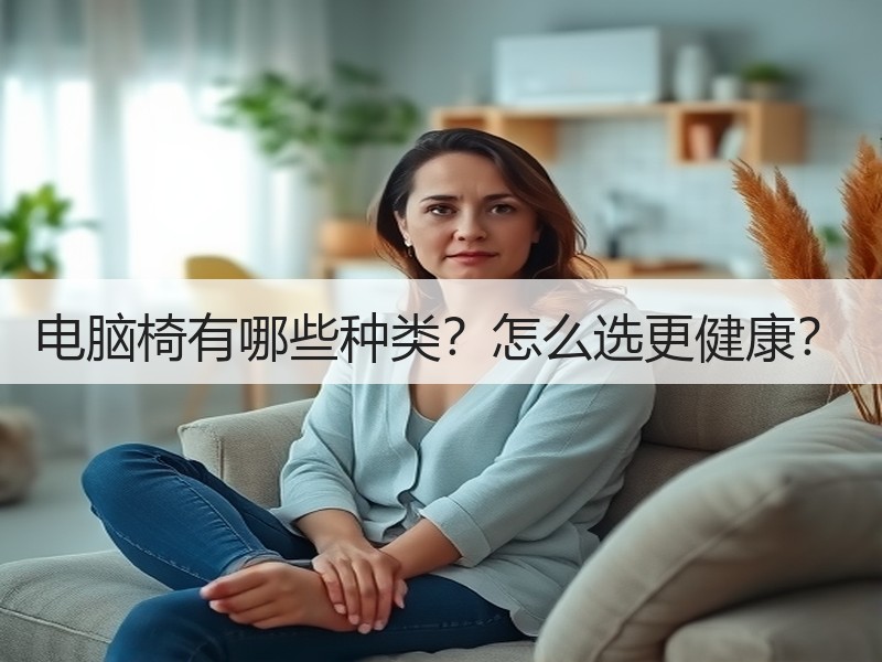 电脑椅有哪些种类？怎么选更健康？