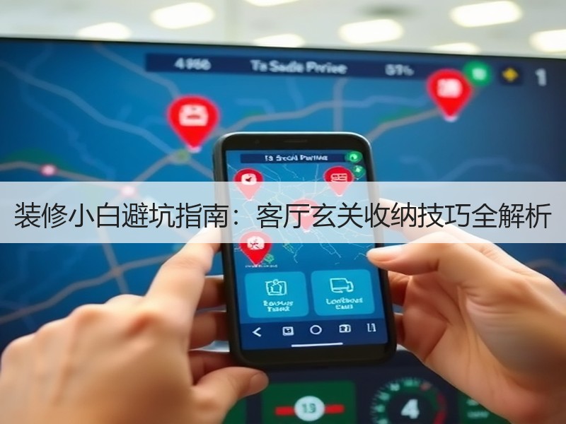 装修小白避坑指南：客厅玄关收纳技巧全解析