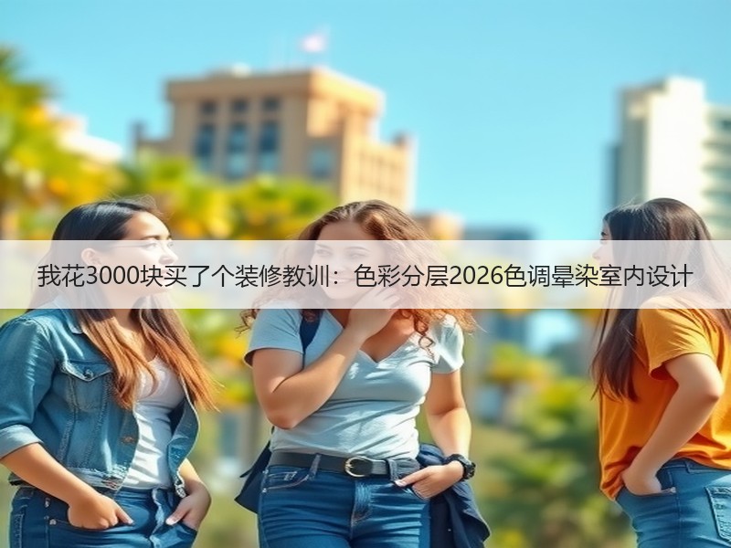 我花3000块买了个装修教训：色彩分层2026色调晕染室内设计