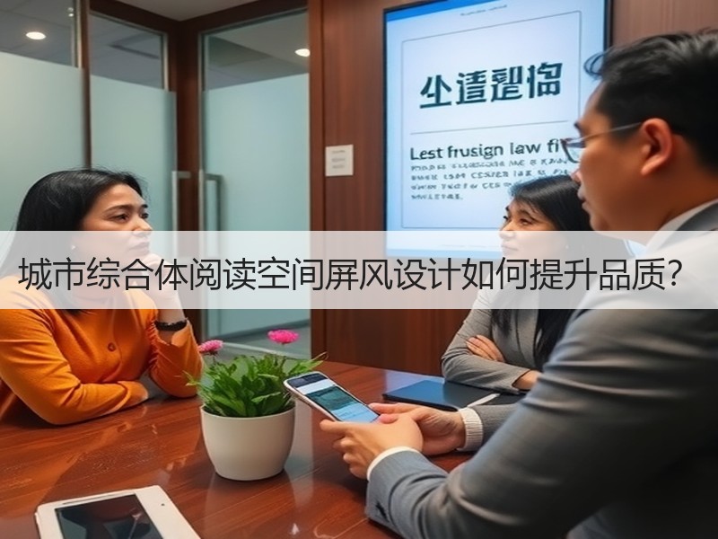 城市综合体阅读空间屏风设计如何提升品质？