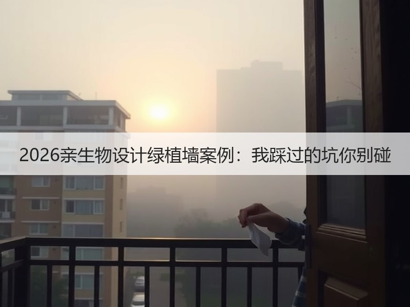 2026亲生物设计绿植墙案例：我踩过的坑你别碰
