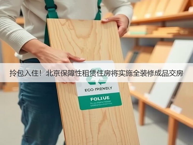 拎包入住！北京保障性租赁住房将实施全装修成品交房