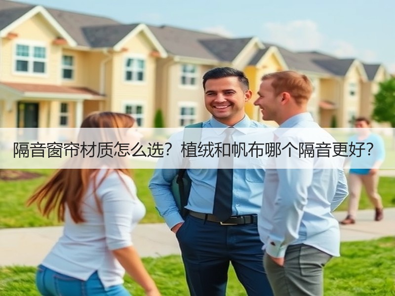 隔音窗帘材质怎么选？植绒和帆布哪个隔音更好？