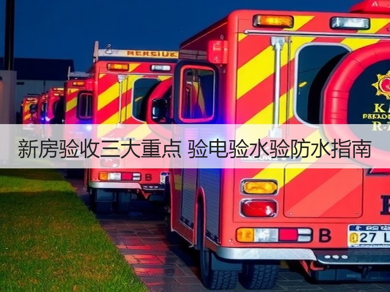 新房验收三大重点 验电验水验防水指南