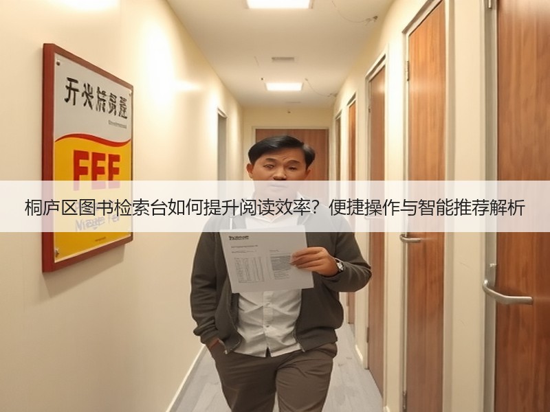 桐庐区图书检索台如何提升阅读效率？便捷操作与智能推荐解析