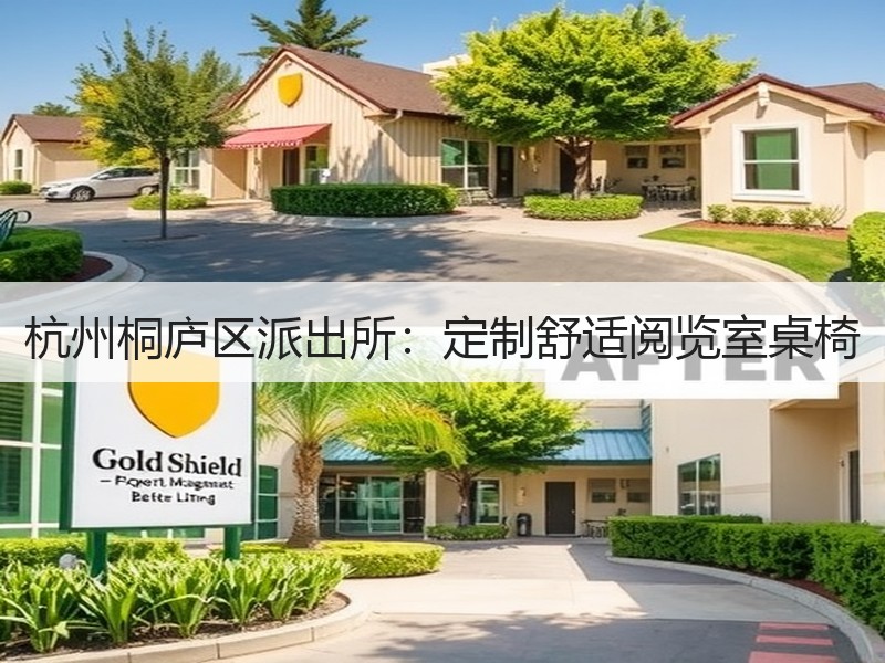 杭州桐庐区派出所：定制舒适阅览室桌椅