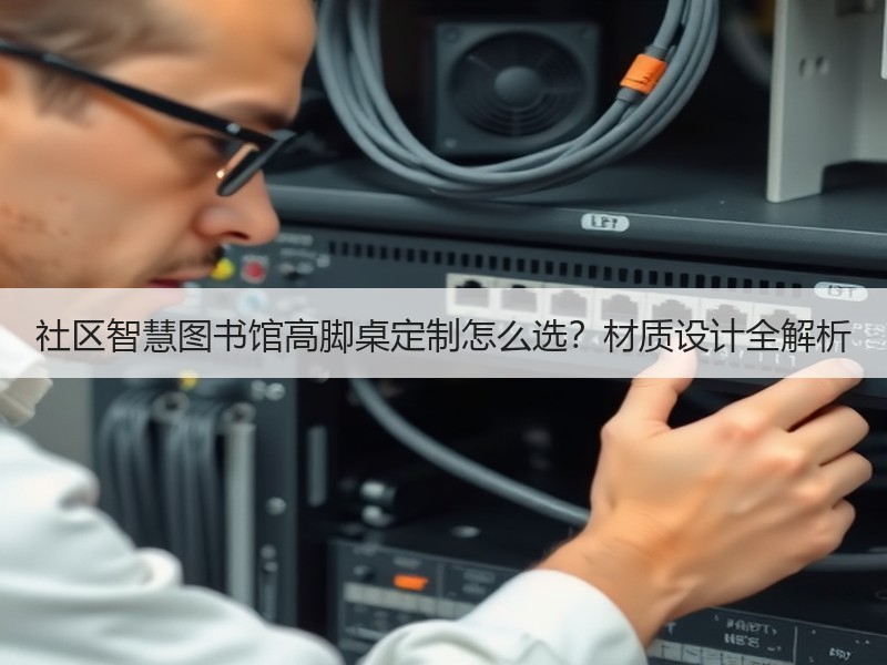 社区智慧图书馆高脚桌定制怎么选？材质设计全解析