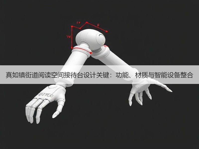 真如镇街道阅读空间接待台设计关键：功能、材质与智能设备整合